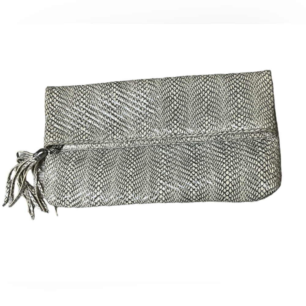 Cole Haan alligator print clutch